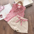 Summer children's set sleeveless vest and shorts two-piece set